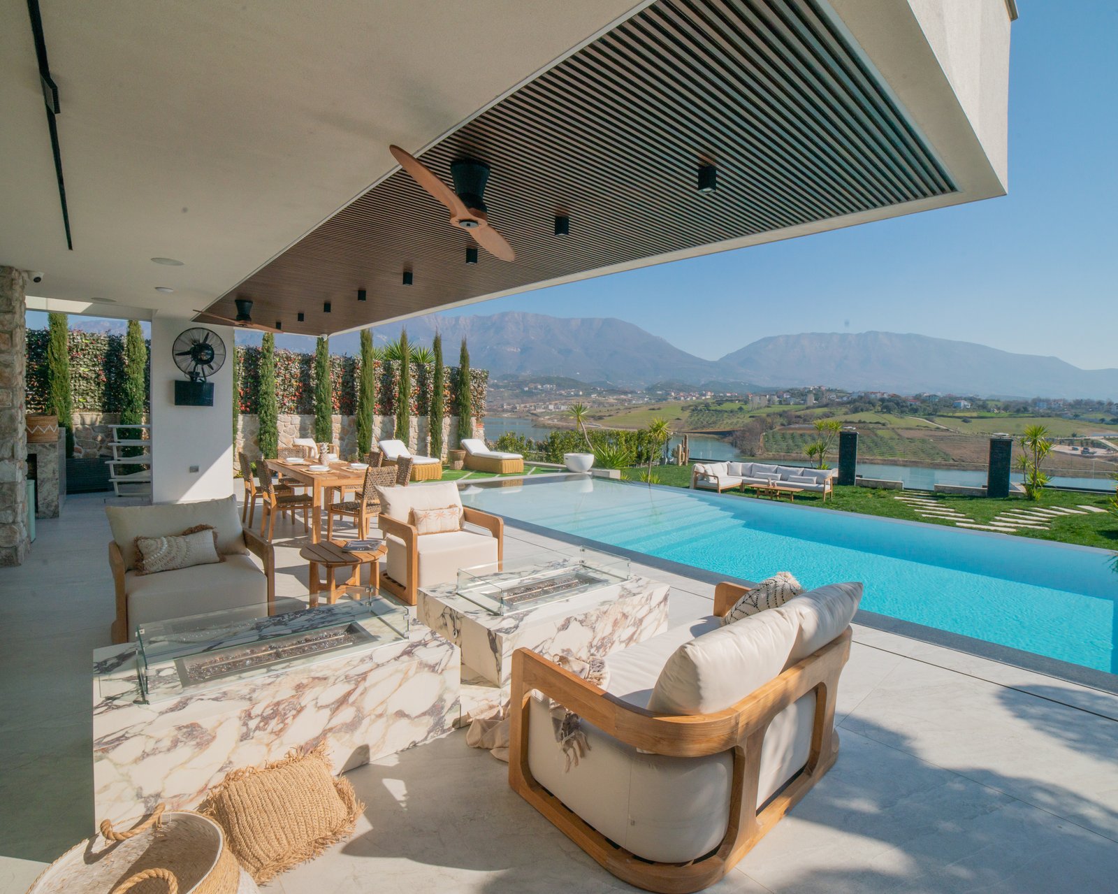 IBIZA SOFA TEAK 2 SEATER Thumbnail